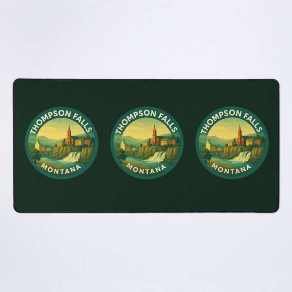 Item preview, Thompson Falls Montana USA Vintage Travel designed and sold by Thistle-TShop.