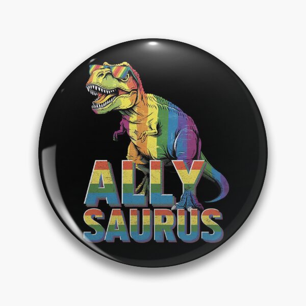 Item preview, Allysaurus LGBT Dinosaur Rainbow Flag Ally LGBT Pride  designed and sold by DigitaldeligArt.