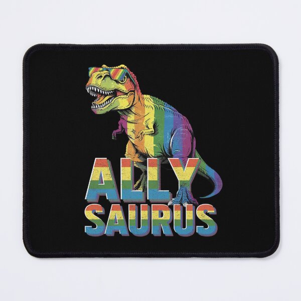 Item preview, Allysaurus LGBT Dinosaur Rainbow Flag Ally LGBT Pride designed and sold by DigitaldeligArt.
