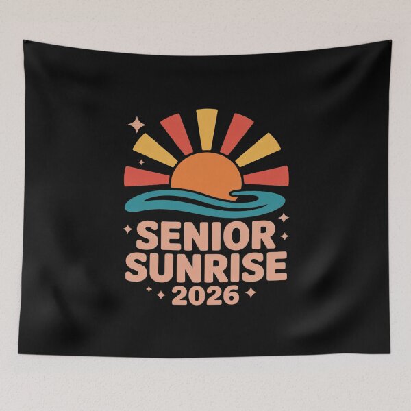 Artikelvorschau, Abschlussfeier der Sunrise-Klasse von 2026 am Strand entworfen und verkauft von MarkLeedsArt.