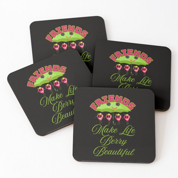 Item preview, Cute Strawberry Friends Quote designed and sold by HopeAndHustle.