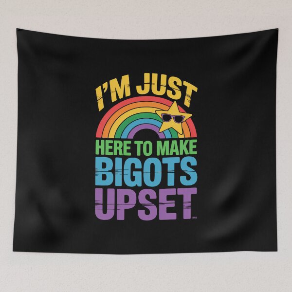 Item preview, Gay Pride Month Here To Upset LGBTQ Ally Men designed and sold by FaithAbbott.