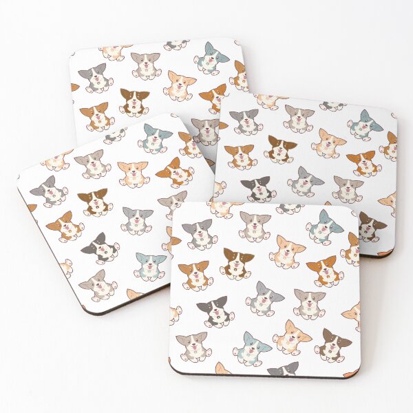 Item preview, Cute Corgi Puppies Pattern  designed and sold by NUSUSDREAM.