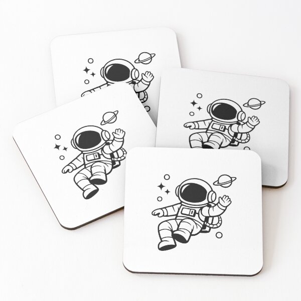 Item preview, Floating Astronaut – Minimal Space Dream Art designed and sold by Napini.