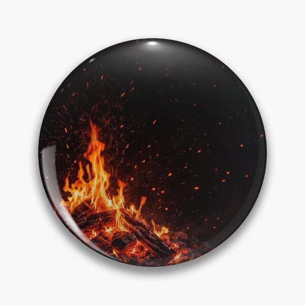 Item preview, Burning Embers in the Dark – Minimal Fire Art Design designed and sold by Art By M.