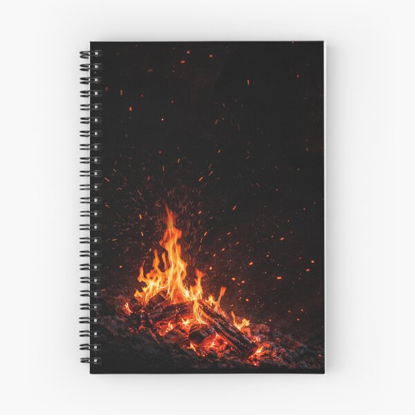 Item preview, Burning Embers in the Dark – Minimal Fire Art Design designed and sold by Art By M.