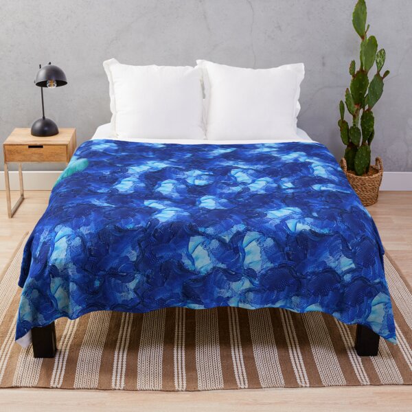 Item preview, Midnight Blue Impressionist Floral Texture designed and sold by Holub Art Studio & design.