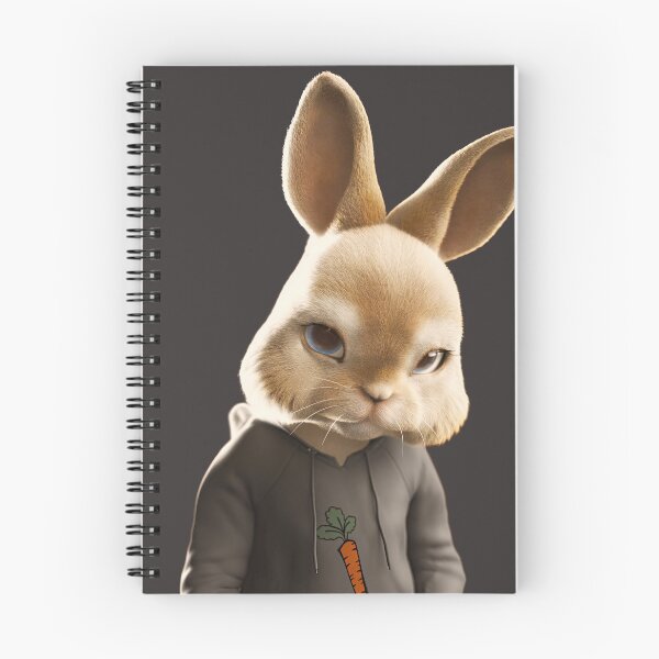 Item preview, Cute Bunny Character in Hoodie – Stylized 3D Art designed and sold by Massimo Righi.