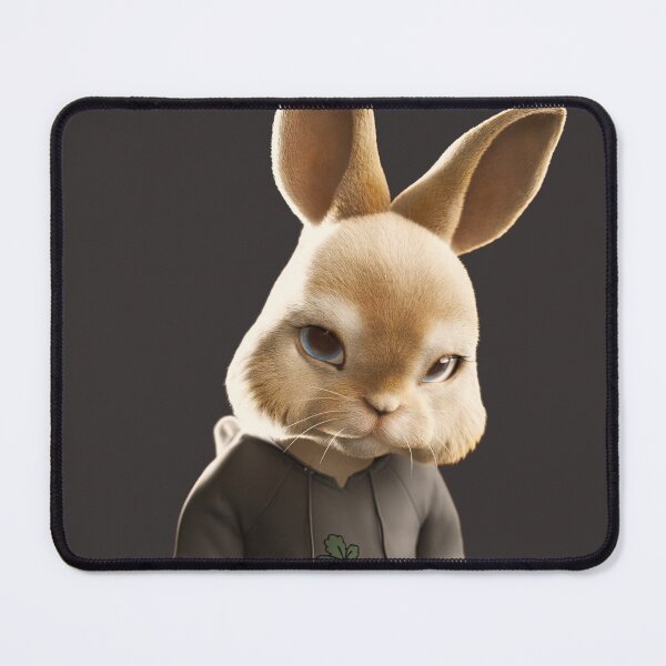 Item preview, Cute Bunny Character in Hoodie – Stylized 3D Art designed and sold by Massimo Righi.