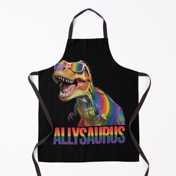 Item preview, Allysaurus LGBT Rainbow Flag Ally Dinosaur LGBT Pride  designed and sold by DigitaldeligArt.