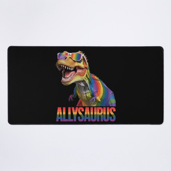 Item preview, Allysaurus LGBT Rainbow Flag Ally Dinosaur LGBT Pride designed and sold by DigitaldeligArt.