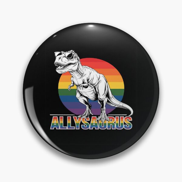 Item preview, Allysaurus LGBT Dinosaur Rainbow Flag Ally LGBT Pride  designed and sold by DigitaldeligArt.