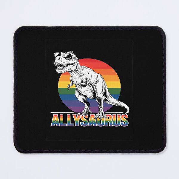 Item preview, Allysaurus LGBT Dinosaur Rainbow Flag Ally LGBT Pride designed and sold by DigitaldeligArt.