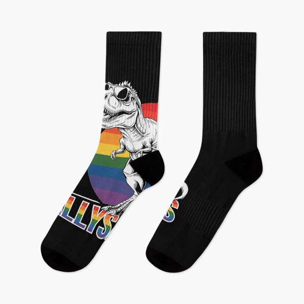 Item preview, Allysaurus LGBT Dinosaur Rainbow Flag Ally LGBT Pride  designed and sold by DigitaldeligArt.