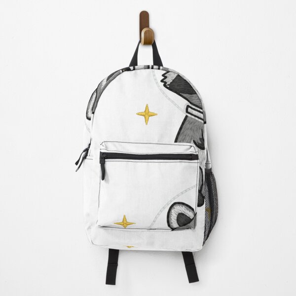 Item preview, Cute Astronaut Raccoon in Space - Faux Embroidery Style designed and sold by MotivaChic.