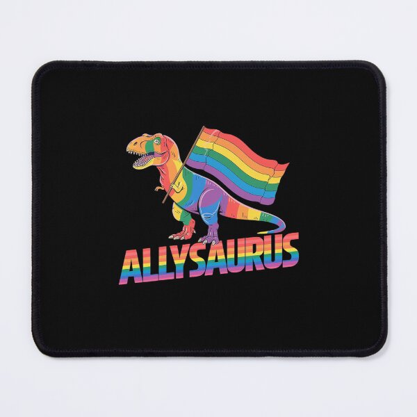 Item preview, Allysaurus LGBT Dinosaur Rainbow Flag Ally LGBT Pride 1 designed and sold by DigitaldeligArt.