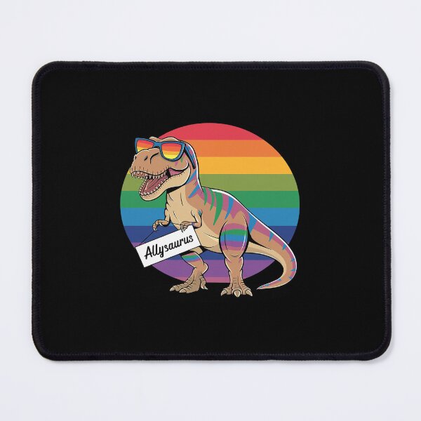 Item preview, Allysaurus LGBT Dinosaur Rainbow Flag Ally LGBT Pride 4 designed and sold by DigitaldeligArt.