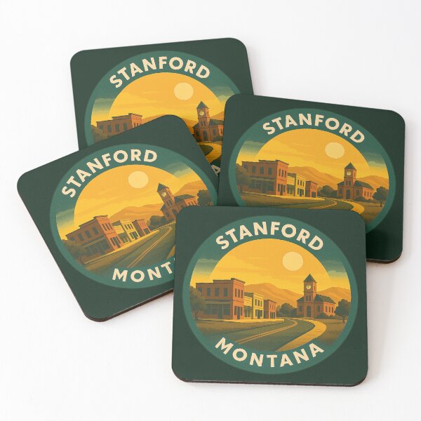 Item preview, Stanford Montana USA Vintage Travel  designed and sold by Thistle-TShop.
