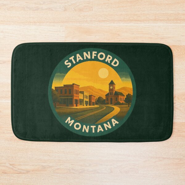 Item preview, Stanford Montana USA Vintage Travel  designed and sold by Thistle-TShop.
