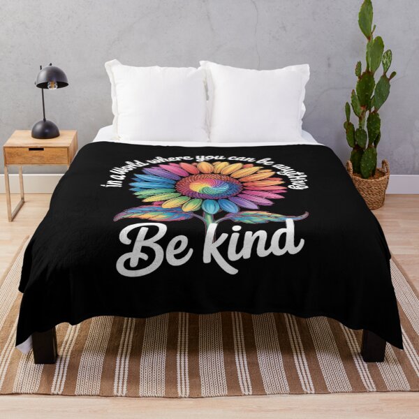 Item preview, LGBTQ Rainbow Sunflower Be Kind Gay Love Pride Flower designed and sold by AmandasHastie.