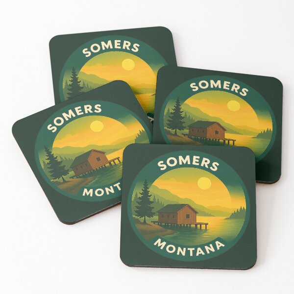 Item preview, Somers Montana USA Vintage Travel  designed and sold by Thistle-TShop.