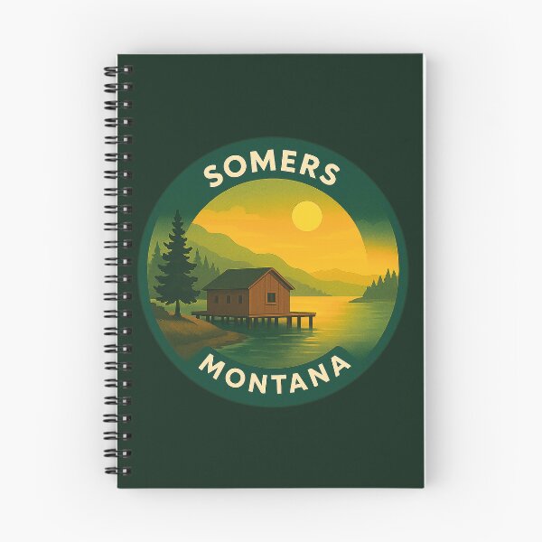 Item preview, Somers Montana USA Vintage Travel  designed and sold by Thistle-TShop.