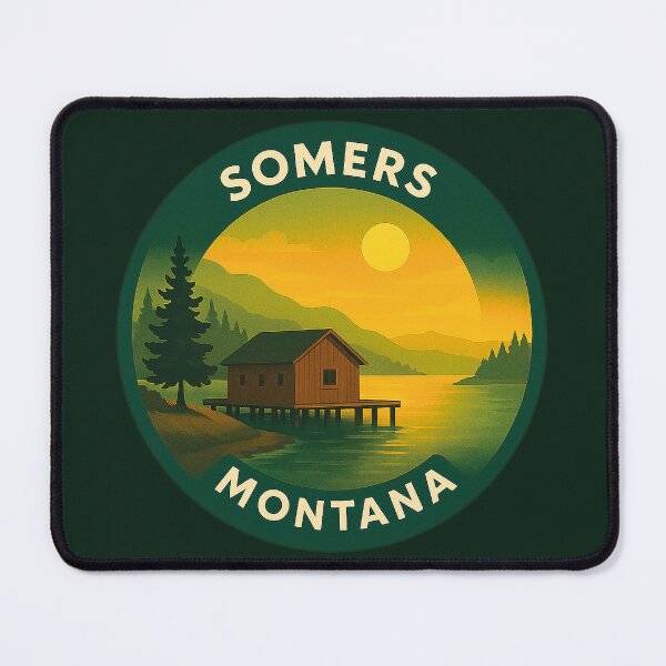 Item preview, Somers Montana USA Vintage Travel designed and sold by Thistle-TShop.