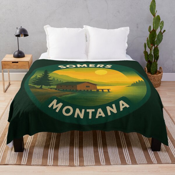 Item preview, Somers Montana USA Vintage Travel designed and sold by Thistle-TShop.