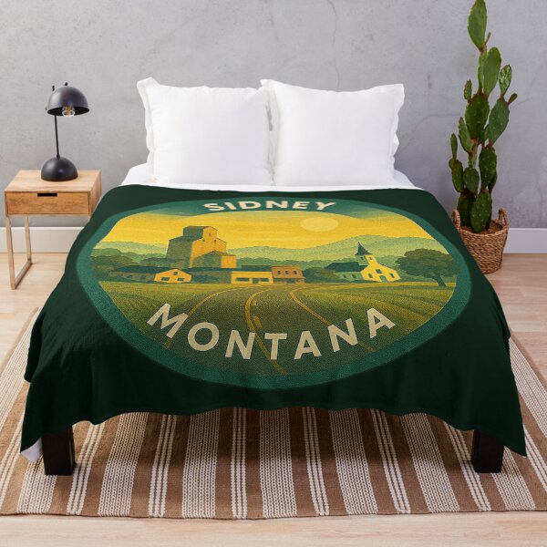 Item preview, Sidney Montana USA Vintage Travel designed and sold by Thistle-TShop.