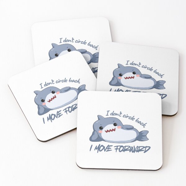 Item preview, I Move Forward Shark designed and sold by DesukiShop.