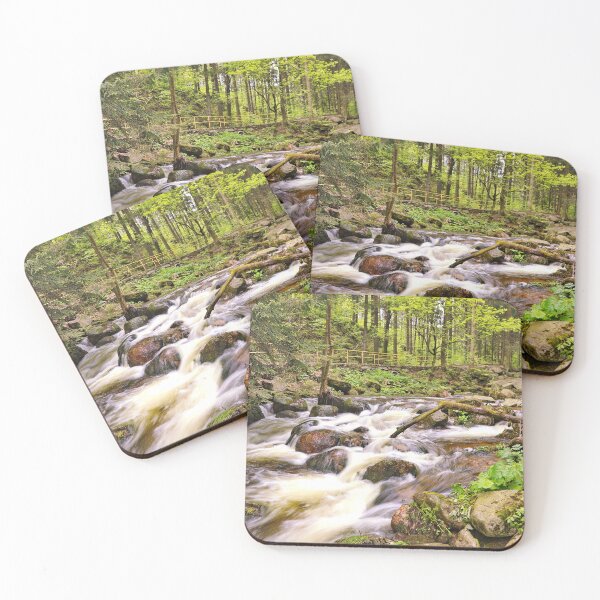 Item preview, Mountain River Cascade in Green Spring Forest designed and sold by Holub Art Studio & design.