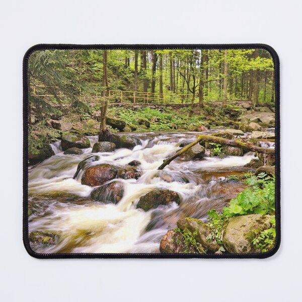Item preview, Mountain River Cascade in Green Spring Forest designed and sold by Holub Art Studio & design.