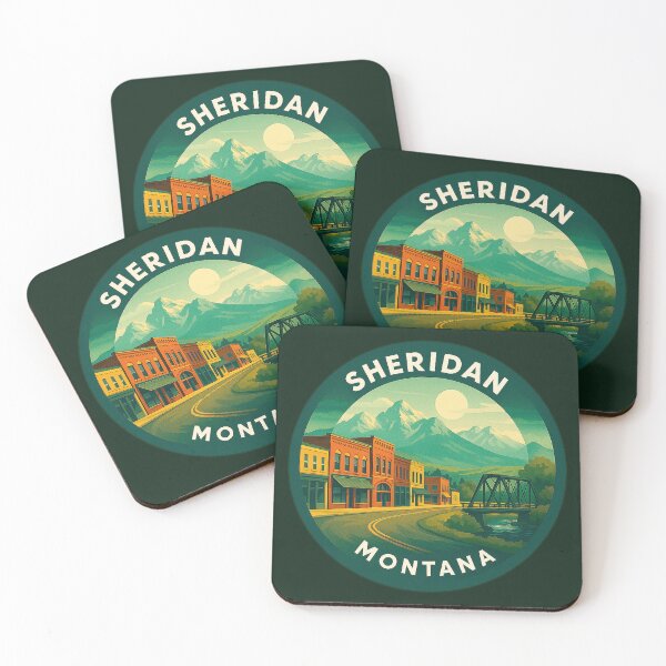 Item preview, Sheridan Montana USA Vintage Travel  designed and sold by Thistle-TShop.