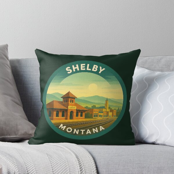 Item preview, Shelby Montana USA Vintage Travel  designed and sold by Thistle-TShop.