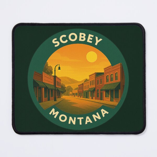 Item preview, Scobey Montana USA Vintage Travel designed and sold by Thistle-TShop.