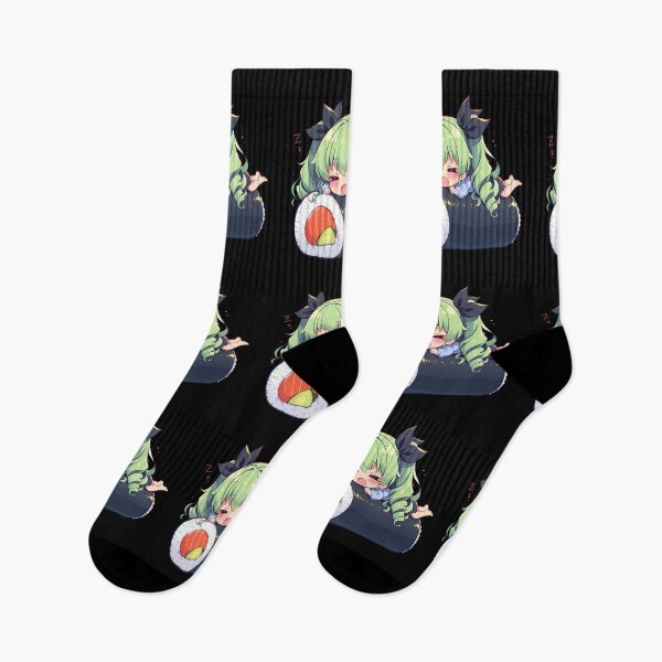 Item preview, Sleepy Anchovy Girls Und Panzer Chibi Sushi Anime Girl designed and sold by CarlosBender.