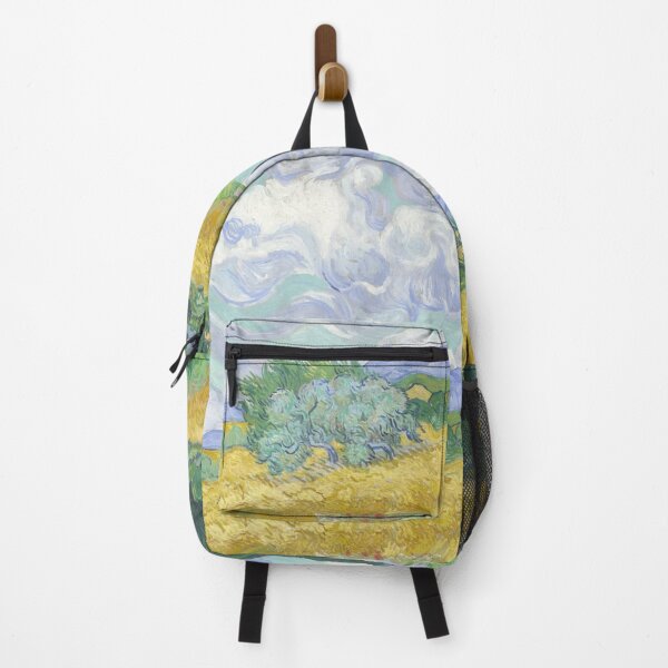 Item preview, Wheat field with cypress trees designed and sold by SharonTheFirst.
