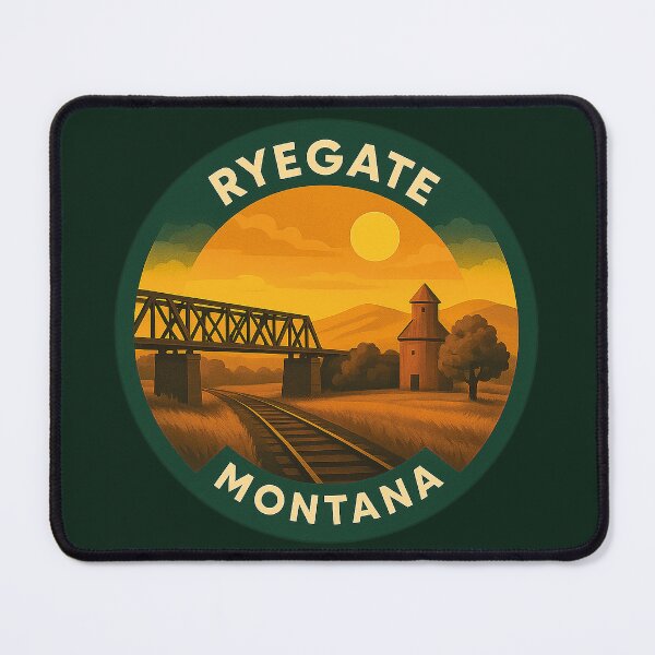 Item preview, Ryegate Montana USA Vintage Travel designed and sold by Thistle-TShop.