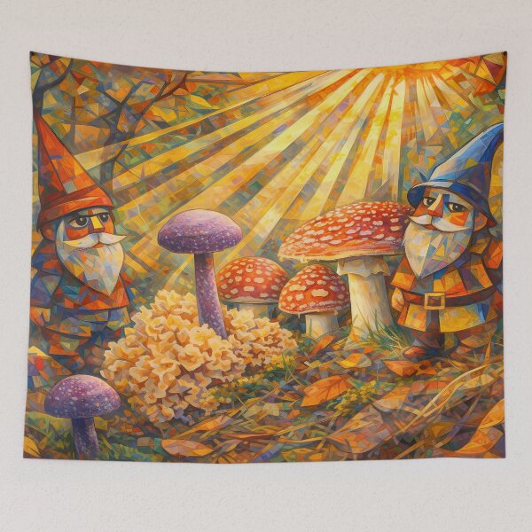 Item preview, Gnomes in Enchanted Forest designed and sold by cuprum.