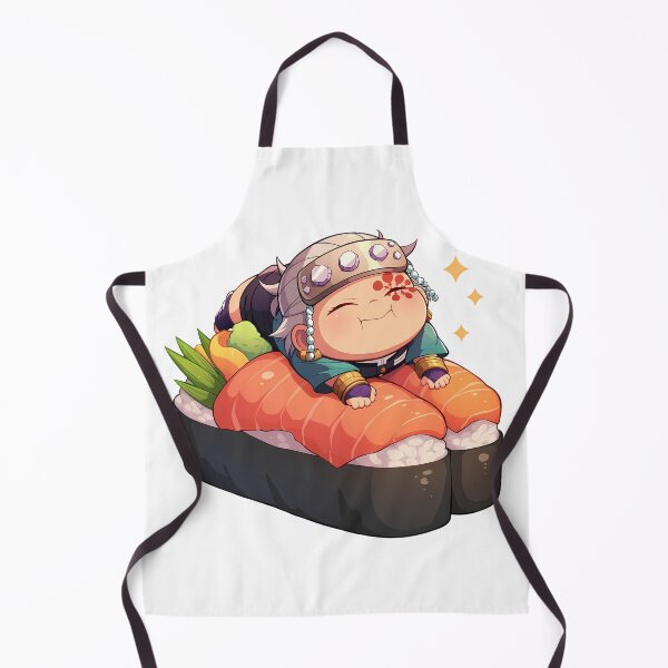 Item preview, Tengen Uzui Demon Slayer Chibi Sushi Sparkling Kawaii Art designed and sold by CarlosBender.