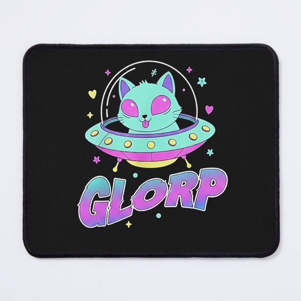 Item preview, Alien Cat Glorp T-Shirt | Cute Space Kitty UFO Graphic | Neon Pastel Sci-Fi Aesthetic Tee designed and sold by ZyxDes.
