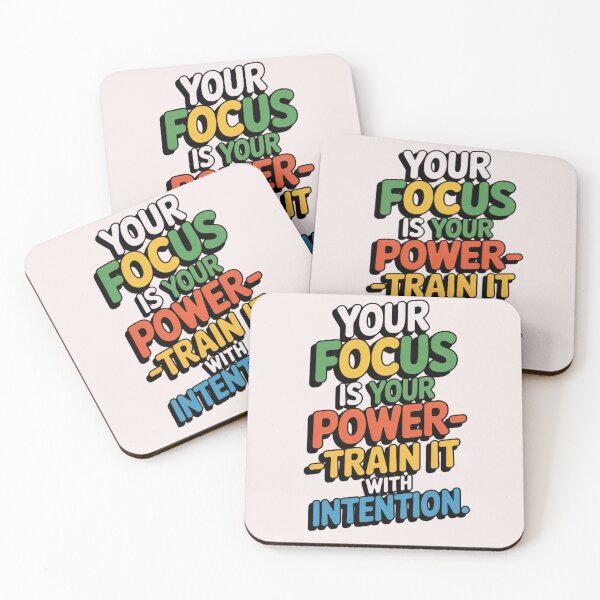 Item preview, Your Focus is your Power train it with Intention ver. 3 designed and sold by The Breathtaking You.