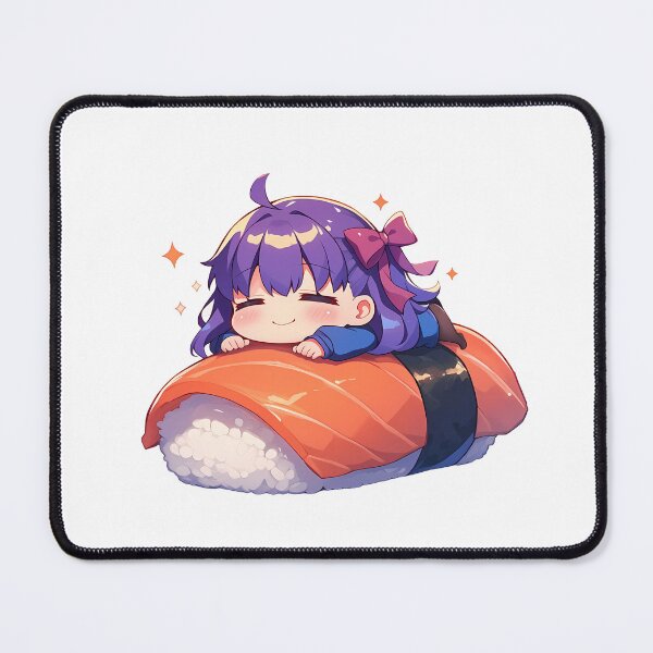 Item preview, Sakura Matou Fate Stay Night Anime Girl Kawaii Chibi Sushi Roll designed and sold by CarlosBender.