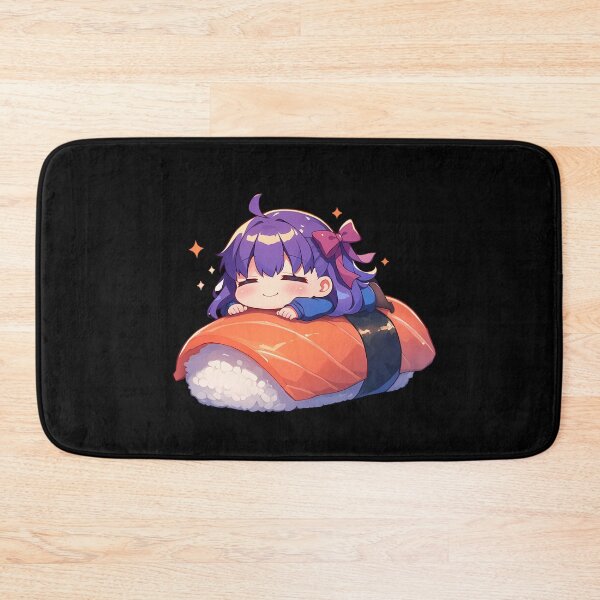 Item preview, Sakura Matou Fate Stay Night Anime Girl Kawaii Chibi Sushi Roll designed and sold by CarlosBender.