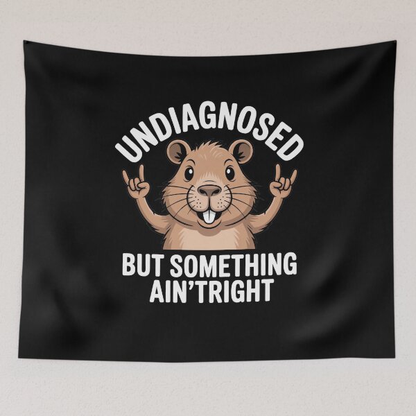 Item preview, Undiagnosed But Something Ain't Right designed and sold by MooonTees.