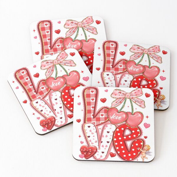 Item preview, Love You Cherry Much, Kiss Me, Be mine, Cupid Love designed and sold by vintagearttee.