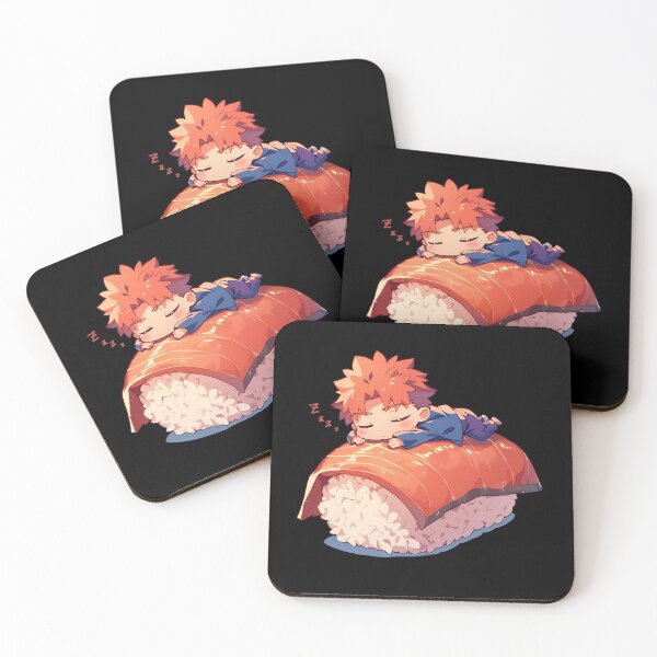 Item preview, Shirou Emiya Fate Stay Night Anime Kawaii Chibi Sushi Roll designed and sold by CarlosBender.