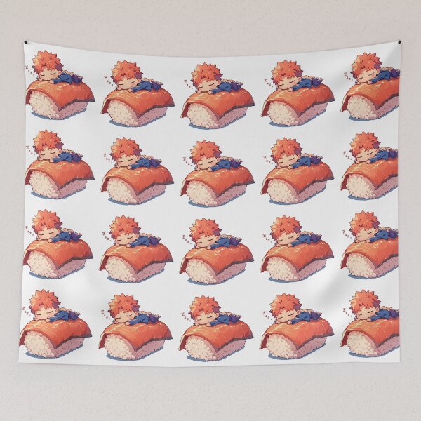 Item preview, Shirou Emiya Fate Stay Night Anime Kawaii Chibi Sushi Roll designed and sold by CarlosBender.