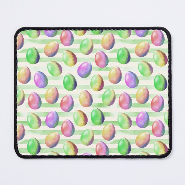 Item preview, Colorful Easter Egg Pattern Horizontal Stripes Background designed and sold by UnhingedBird.