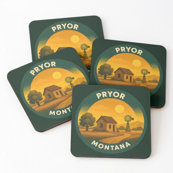 Item preview, Pryor Montana USA Vintage Travel  designed and sold by Thistle-TShop.